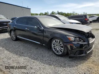 2016 Lexus LS 460 L with VIN JTHGL5EF0G5056502, listed as a Copart auction lot 53759455 with 77,031 mi miles and Salvage title. Bid and sale history available at DreamBid. Image 4.