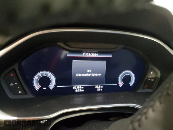 2019 Audi Q3 S line Premium Plus with VIN WA1EECF30K1064220, listed as a Copart auction lot 82536574 with 62,388 mi miles and Salvage Title. Bid and sale history available at carsss.com. Image 9.