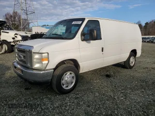 2008 Ford Econoline Cargo Commercial with VIN 1FTNE14WX8DA06002, listed as a Copart auction lot 85385934 with 186,575 mi miles and Salvage Title. Bid and sale history available at carsss.com. Image 1.