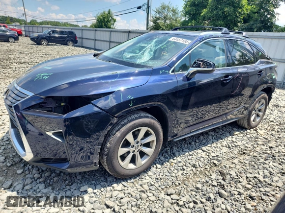 2019 Lexus RX 350 with VIN 2T2BZMCA6KC196668, listed as a Copart auction lot 64457165 with 43,215 mi miles and Salvage title. Bid and sale history available at DreamBid. Image 1.