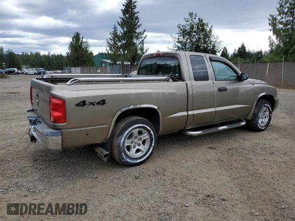2006 Dodge Dakota SLT with VIN 1D7HW42K96S572291, listed as a Copart auction lot 64859254 with 147,527 mi miles and Clean Title. Bid and sale history available at carsss.com. Image 3.