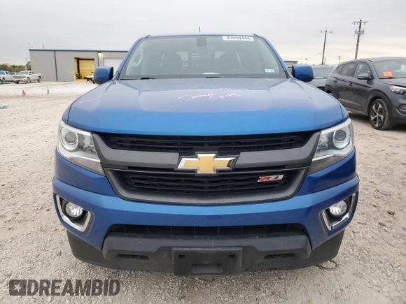 2019 Chevrolet Colorado 2WD Z71 with VIN 1GCGSDEN7K1290576, listed as a Copart auction lot 83950444 with 68,045 mi miles and Salvage Title. Bid and sale history available at carsss.com. Image 5.