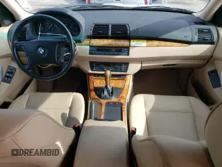 2002 BMW X5 3.0i with VIN 5UXFA53542LP38055, listed as a Copart auction lot 71703614 with 143,077 mi miles and Salvage Title. Bid and sale history available at carsss.com. Image 8.