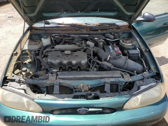 2000 Ford Escort with VIN 3FAFP13P6YR167405, listed as a Copart auction lot 60447535 with 128,413 mi miles and Clean title. Bid and sale history available at DreamBid. Image 11.