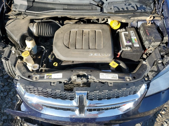 2015 Dodge Grand Caravan American Value Pkg with VIN 2C4RDGBG2FR709669, listed as a Copart auction lot 43142905 with 0 mi miles and Salvage Title. Bid and sale history available at carsss.com. Image 12.