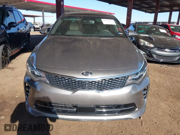 2017 Kia Optima SX Limited with VIN 5XXGV4L24HG166973, listed as a IAAI auction lot 41338168 with 52,396 mi miles and . Bid and sale history available at DreamBid. Image 12.