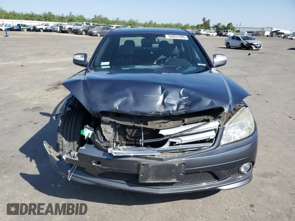 2008 Mercedes-Benz C 300 Sport with VIN WDDGF54X38F128877, listed as a Copart auction lot 59931295 with 190,383 mi miles and Salvage title. Bid and sale history available at DreamBid. Image 5.