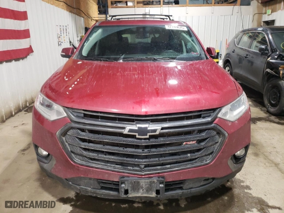 2021 Chevrolet Traverse RS with VIN 1GNEVJKW3MJ188695, listed as a Copart auction lot 42749675 with 0 mi miles and Salvage Title. Bid and sale history available at carsss.com. Image 5.