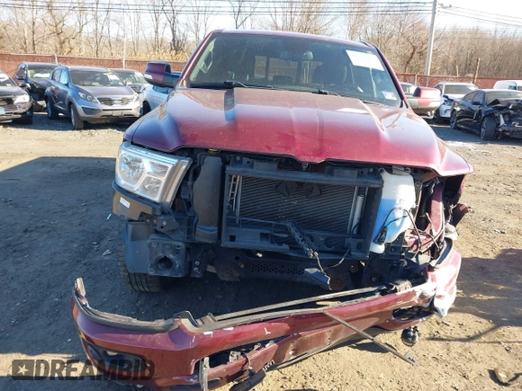 2019 Ram 1500 Big Horn/Lone Star with VIN 1C6SRFFT2KN647936, listed as a IAAI auction lot 41294403 with 123,834 mi miles. Bid and sale history available at carsss.com. Image 12.