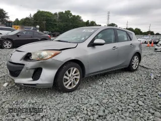 2012 Mazda 3 i Grand Touring with VIN JM1BL1M83C1662515, listed as a Copart auction lot 59862565 with 189,222 mi miles and Salvage title. Bid and sale history available at DreamBid. Image 1.