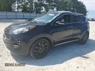 2018 Kia Sportage EX with VIN KNDPN3AC9J7410511, listed as a Copart auction lot 58276855 with 97,587 mi miles and Salvage title. Bid and sale history available at DreamBid. Image 1.