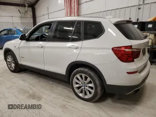 2016 BMW X3 xDrive28i with VIN 5UXWX9C52G0D89513, listed as a Copart auction lot 47055325 with 75,586 mi miles and Salvage Title. Bid and sale history available at DreamBid. Image 2.