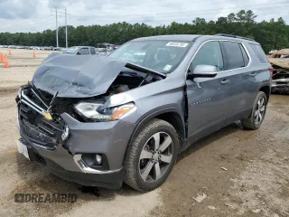2020 Chevrolet Traverse LT with VIN 1GNEVHKWXLJ102032, listed as a Copart auction lot 58848795 with 76,160 mi miles and Salvage title. Bid and sale history available at DreamBid. Image 1.