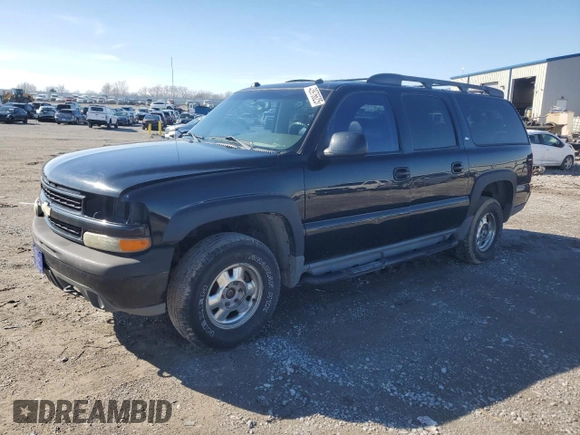 2005 Chevrolet Suburban Z71 with VIN 3GNFK16Z15G194886, listed as a Copart auction lot 43976625 with 206,474 mi miles and Salvage Title. Bid and sale history available at carsss.com. Image 1.