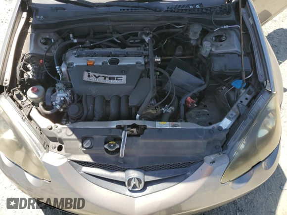 2004 Acura RSX с VIN JH4DC53864S012685, выставлен на аукционе Copart как лот 59491505 с пробегом 248 756 миль миль и Списание • Salvage title. История ставок и продаж доступна на DreamBid. Изображение 11.