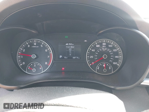 2020 Kia Optima LX with VIN 5XXGT4L3XLG451698, listed as a IAAI auction lot 42031333 with 68,714 mi miles and . Bid and sale history available at DreamBid. Image 7.