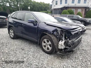 2019 Toyota RAV4 XLE with VIN JTMP1RFV4KD037700, listed as a Copart auction lot 60989525 with 110,577 mi miles and Salvage title. Bid and sale history available at DreamBid. Image 4.