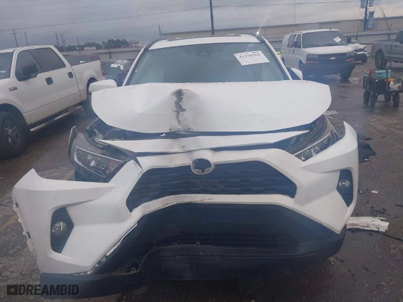 2019 Toyota RAV4 XLE with VIN 2T3W1RFV1KW050712, listed as a IAAI auction lot 41296561 with NaN miles. Bid and sale history available at carsss.com. Image 12.