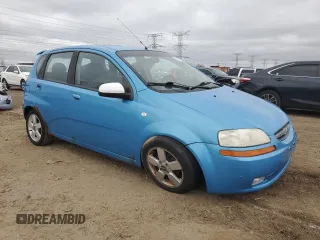 2006 Chevrolet Aveo LT with VIN KL1TG666X6B645735, listed as a Copart auction lot 51172155 with 140,489 mi miles and Salvage title. Bid and sale history available at DreamBid. Image 4.