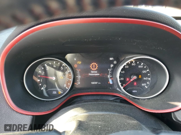 2019 Jeep Compass Trailhawk with VIN 3C4NJDDB5KT722026, listed as a Copart auction lot 52824885 with 105,727 mi miles and Salvage title. Bid and sale history available at DreamBid. Image 9.