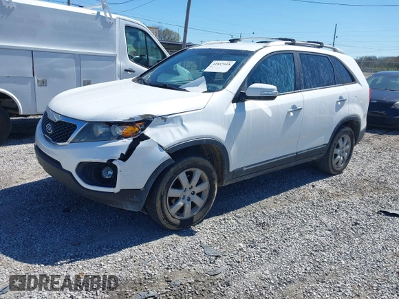 2011 Kia Sorento LX with VIN 5XYKT4A16BG149301, listed as a IAAI auction lot 41857018 with 169,963 mi miles. Bid and sale history available at carsss.com. Image 2.