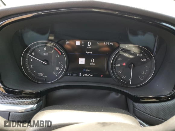 2020 Cadillac XT5 Sport AWD with VIN 1GYKNGRS7LZ231723, listed as a Copart auction lot 60138815 with 49,160 mi miles and Non repairable. Bid and sale history available at DreamBid. Image 9.