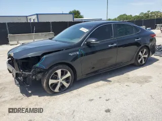 2019 Kia Optima LX with VIN 5XXGT4L31KG313403, listed as a Copart auction lot 63009745 with 84,448 mi miles and Salvage title. Bid and sale history available at DreamBid. Image 1.