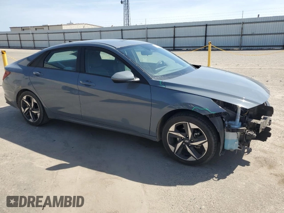 2023 Hyundai Elantra SEL with VIN KMHLS4AGXPU431938, listed as a Copart auction lot 52345275 with 31,783 mi miles and Salvage Title. Bid and sale history available at DreamBid. Image 4.