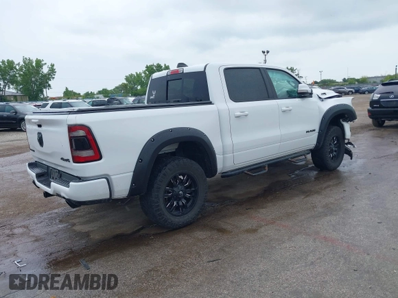 2020 Ram 1500 Big Horn with VIN 1C6SRFFT0LN105011, listed as a IAAI auction lot 42512812 with 71,825 mi miles and . Bid and sale history available at DreamBid. Image 4.