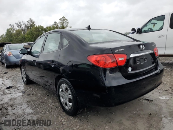 2010 Hyundai Elantra GLS with VIN KMHDU4AD6AU930974, listed as a Copart auction lot 73050024 with 76,430 mi miles and Salvage title. Bid and sale history available at DreamBid. Image 2.