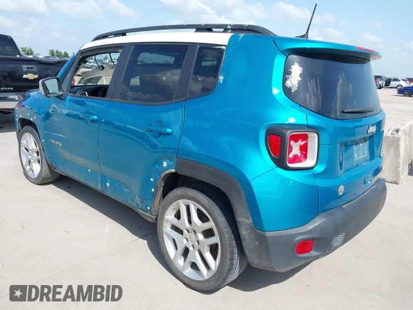 2021 Jeep Renegade Latitude with VIN ZACNJCBB8MPM51418, listed as a IAAI auction lot 42527686 with 64,459 mi miles and . Bid and sale history available at DreamBid. Image 3.