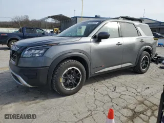 2024 Nissan Pathfinder Rock Creek with VIN 5N1DR3BDXRC286763, listed as a Copart auction lot 45558785 with 9,534 mi miles and Salvage Title. Bid and sale history available at carsss.com. Image 1.