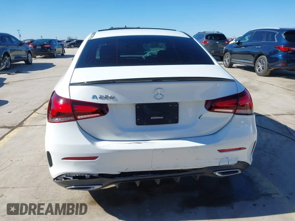 2021 Mercedes-Benz A 220 with VIN W1K3G4EB2MJ297109, listed as a IAAI auction lot 41637260 with 67,309 mi miles and . Bid and sale history available at DreamBid. Image 16.
