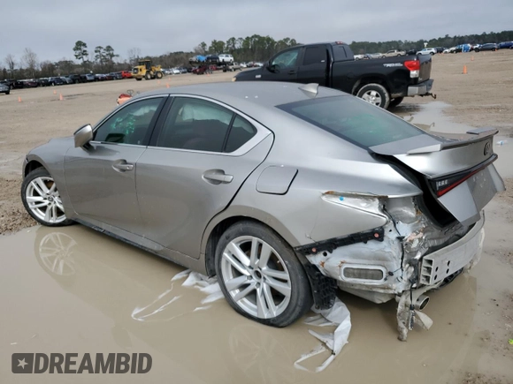 2021 Lexus IS 300 with VIN JTHAA1D22M5116858, listed as a Copart auction lot 50206175 with 62,710 mi miles and Clean title. Bid and sale history available at DreamBid. Image 2.