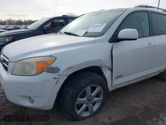 2007 Toyota RAV4 Limited with VIN JTMBK31V375024384, listed as a IAAI auction lot 41607817 with Not Provided miles. Bid and sale history available at carsss.com. Image 6.