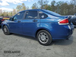 2008 Ford Focus SE with VIN 1FAHP35N78W236485, listed as a Copart auction lot 52857495 with 212,437 mi miles and Salvage Title. Bid and sale history available at carsss.com. Image 2.