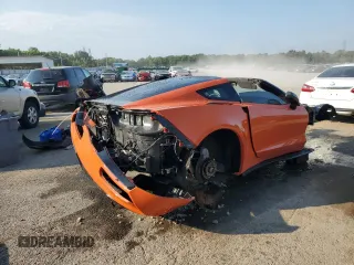 2018 Chevrolet Corvette Z51 1LT with VIN 1G1YH2D77J5101483, listed as a Copart auction lot 63526954 with 0 mi miles and Non Repairable. Bid and sale history available at carsss.com. Image 3.