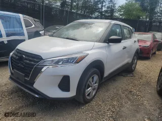 2022 Nissan Kicks S with VIN 3N1CP5BV4NL503588, listed as a Copart auction lot 52724745 with 115,665 mi miles and Clean Title. Bid and sale history available at carsss.com. Image 1.