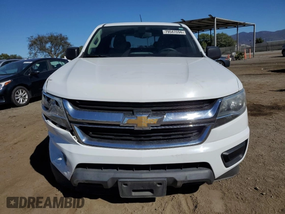 2019 Chevrolet Colorado 2WD Work Truck with VIN 1GCHSBEN2K1104063, listed as a Copart auction lot 79547694 with 95,097 mi miles and Salvage Title. Bid and sale history available at carsss.com. Image 5.