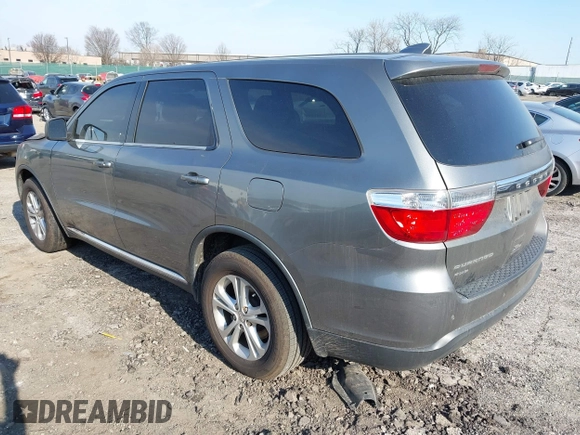 2013 Dodge Durango SXT with VIN 1C4RDJAG7DC559188, listed as a IAAI auction lot 41785126 with Not Provided miles and . Bid and sale history available at carsss.com. Image 3.