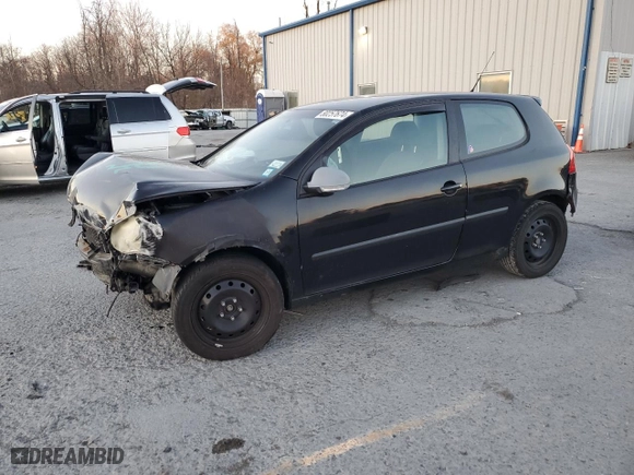 2007 Volkswagen Rabbit with VIN WVWBS71K97W047417, listed as a Copart auction lot 80257674 with 146,786 mi miles and Salvage Title. Bid and sale history available at carsss.com. Image 1.