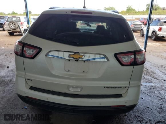 2015 Chevrolet Traverse LT with VIN 1GNKVGKD7FJ133691, listed as a Copart auction lot 57841595 with 180,307 mi miles and Salvage title. Bid and sale history available at DreamBid. Image 6.