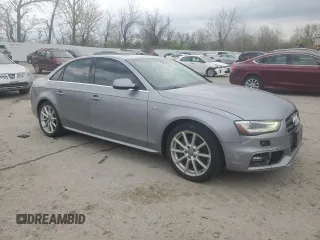 2015 Audi A4 Premium Plus with VIN WAUFFAFL0FN040166, listed as a Copart auction lot 51276365 with 103,511 mi miles and Salvage Title. Bid and sale history available at carsss.com. Image 4.