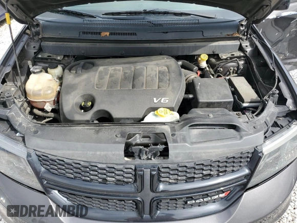 2017 Dodge Journey GT z VIN 3C4PDDEG5HT707190, wystawiony jako Copart lot #58492015 z przebiegiem 104 405 mil mil oraz Szkoda całkowita • Salvage title. Historia ofert i sprzedaży dostępna na DreamBid. Obrazek 12.