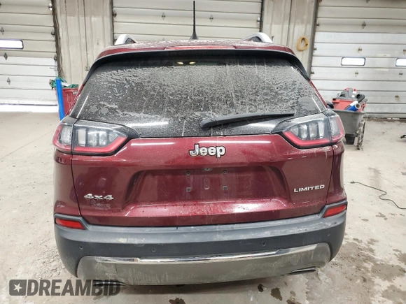 2019 Jeep Cherokee Limited with VIN 1C4PJMDN9KD251085, listed as a Copart auction lot 45800125 with 79,842 mi miles and Salvage Title. Bid and sale history available at carsss.com. Image 6.
