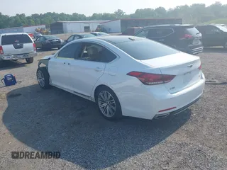 2018 Genesis G80 3.8L with VIN KMHGN4JE5JU234464, listed as a IAAI auction lot 42475378 with 86,243 mi miles and . Bid and sale history available at DreamBid. Image 3.