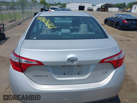 2016 Toyota Corolla L with VIN 5YFBURHE9GP414816, listed as a IAAI auction lot 42424221 with 87,270 mi miles and . Bid and sale history available at DreamBid. Image 16.