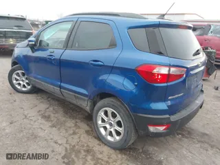 2019 Ford EcoSport SE with VIN MAJ3S2GE2KC268687, listed as a IAAI auction lot 41516298 with 21,773 mi miles. Bid and sale history available at carsss.com. Image 3.