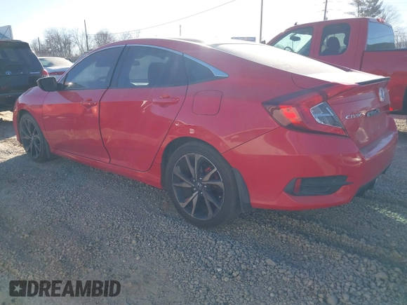 2019 Honda Civic Sport with VIN 2HGFC2F81KH535994, listed as a IAAI auction lot 41686522 with 131,835 mi miles and . Bid and sale history available at DreamBid. Image 3.