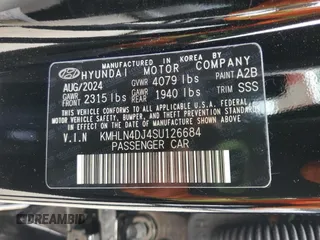 2025 Hyundai Elantra Limited z VIN KMHLN4DJ4SU126684, wystawiony jako Copart lot #57339255 z przebiegiem 3 558 mil mil oraz Szkoda całkowita • Salvage title. Historia ofert i sprzedaży dostępna na DreamBid. Obrazek 12.